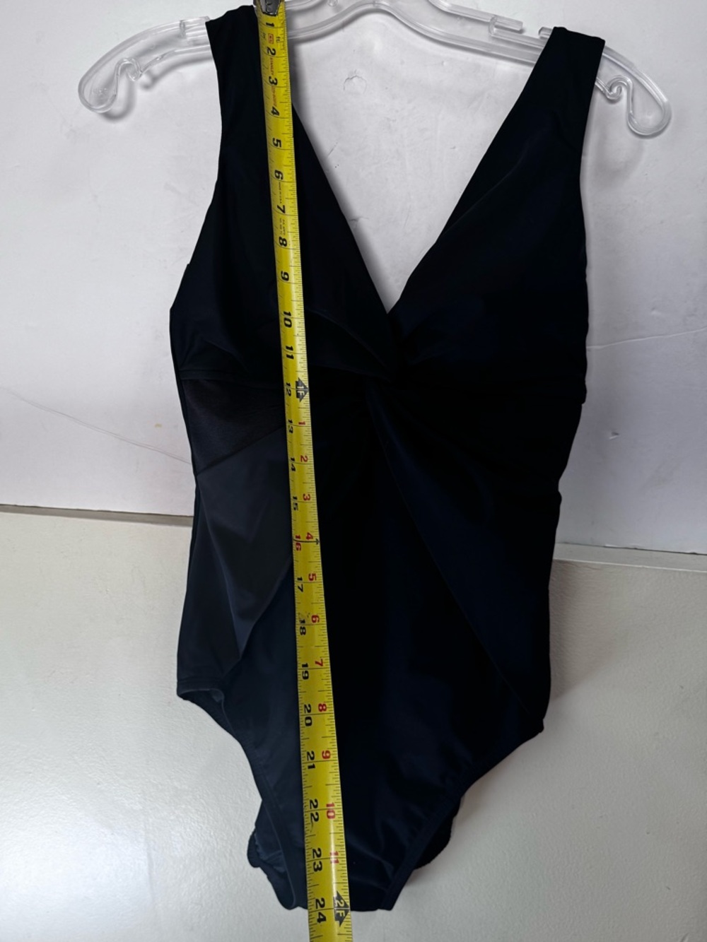 MIRACLESUIT Kirkland Diamond Twist Fate Mesh Slimming Tummy Control 8 Swimsuit V - Picture 14 of 16
